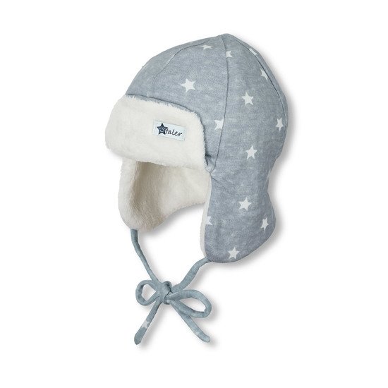 Chapka Bébé Garçon Etoiles/bleu ciel  de Sterntaler