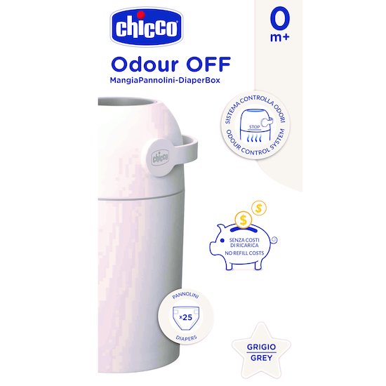 Poubelle à couches sans recharges Odour Off  de Chicco