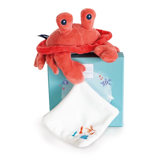 Crabe Doudou Corail  de Doudou et Compagnie