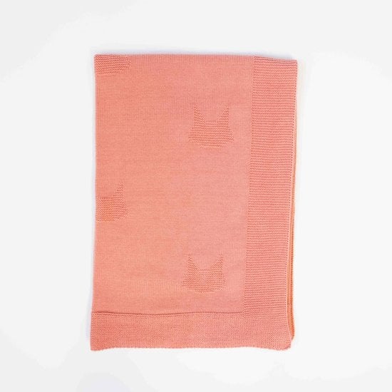 Petits chats Couverture en tricot Rose  de La Manufacture de Layette