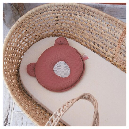 Coussin cale tête P'tit Panda Air+ Marsala  de Candide