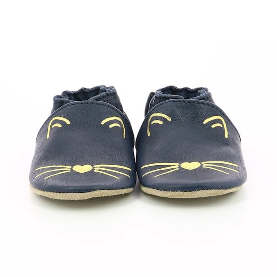 Chaussons goldy cat Bleu marine 19/20 de Robeez