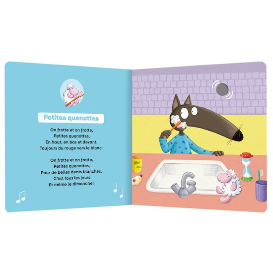 Mes Comptines pour bien grandir avec P'tit Loup   de AUZOU