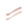Lot de 2 cuillères 1er âge en silicone + boîte