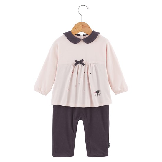 Combi-robe collection Little Fox Rose Naissance de P'tit bisou