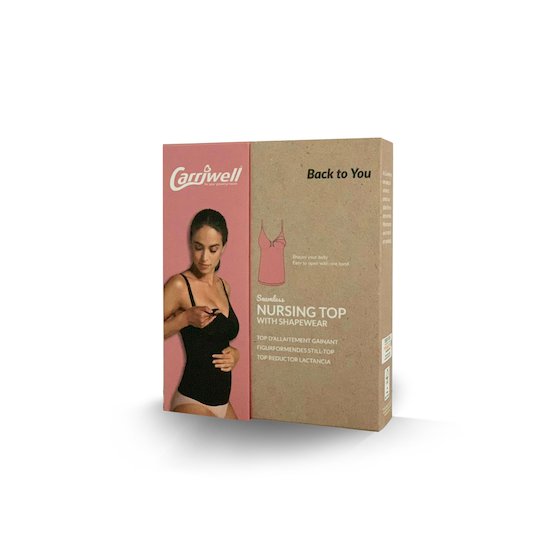 Top d'allaitement gainant Noir M de Carriwell Top d'allaitement gainant Noir M de Carriwell
