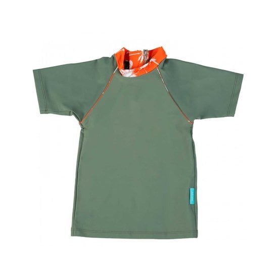 Tee-shirt anti-uv Indiana à manches courtes pour bébé Vert  de Les Petits Protégés