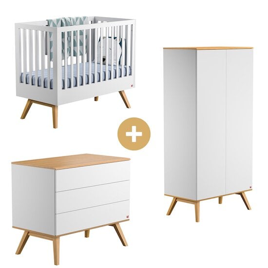 Plan à langer pour commode Nature - Gris anthracite Vox pour chambre enfant  - Les Enfants du Design