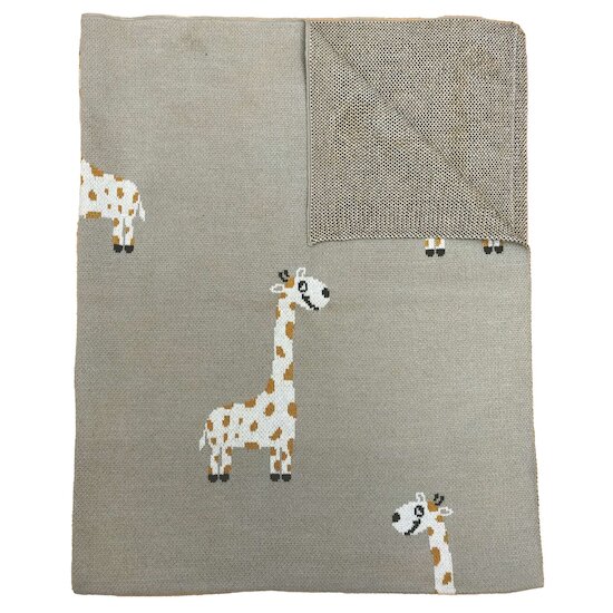Couverture en Coton Girafe 80 x 100 cm de Kuli-Muli