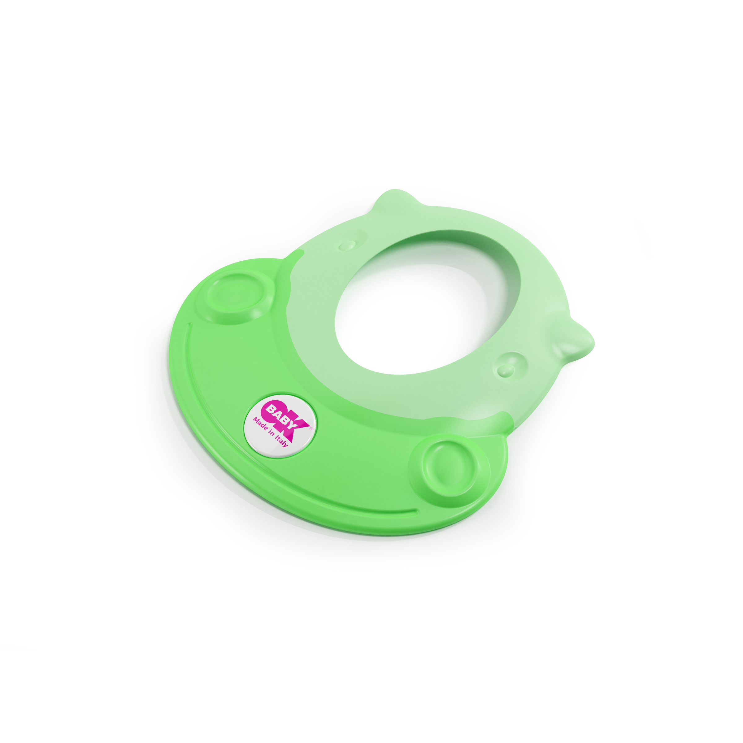 Visiere De Bain Hippo Vert De Ok Baby Accessoires De Bain Aubert
