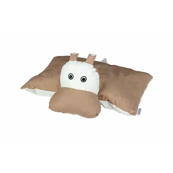 Peluche transformable Mama Hippopotame Beige  de Kuli-Muli