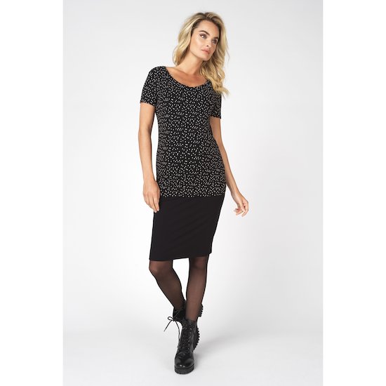 Jupe mi-longue Paris Black  de Noppies maternity Jupe mi-longue Paris Black  de Noppies maternity