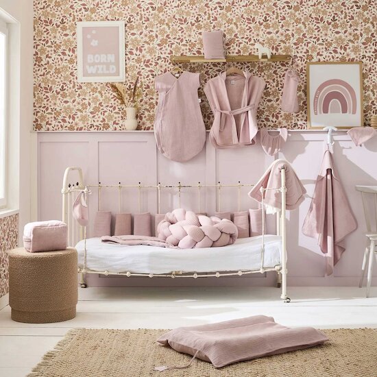 Tresse décorative ouatinée Rose  de BB&Co