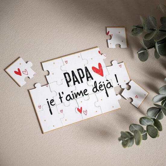 Puzzle d'annonce Papa  de Maïka Puzzle d'annonce Papa  de Maïka