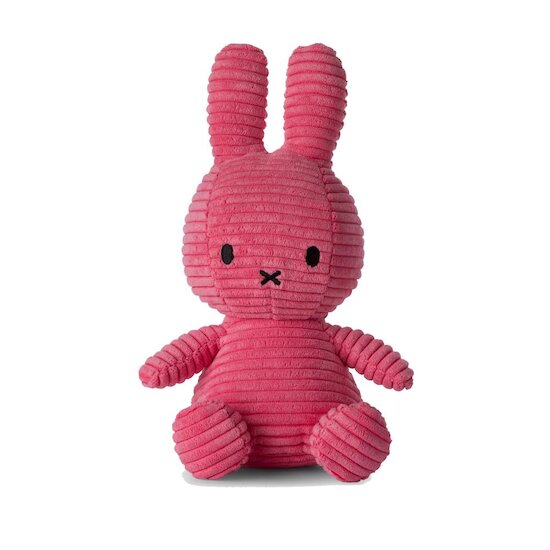 Peluche Miffy velours côtelé Bubblegum 23 cm de Miffy