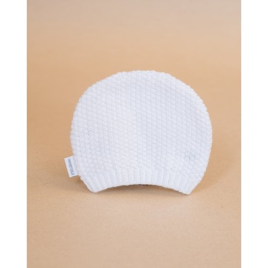 Bonnet Nid d'Abeille Blanc  de La Manufacture de Layette