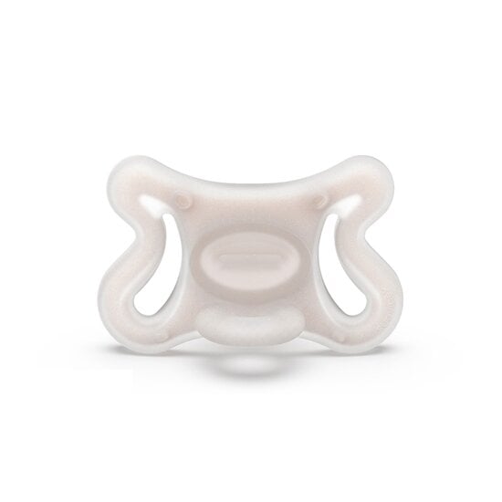 Sucette Zero.Zero Symétrique Silicone Blanc  de Suavinex