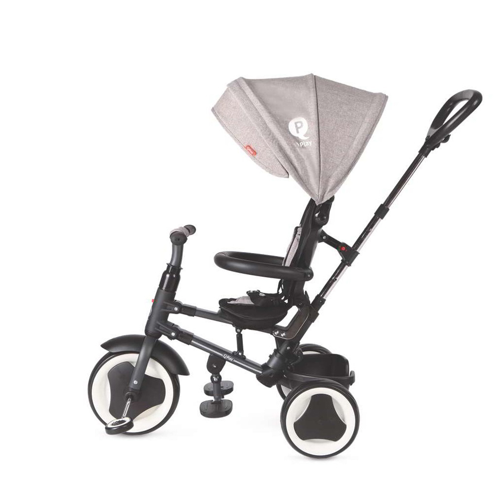 Qplay Rito Tricycle Pliable Gris de QPlay, Porteurs : Aubert