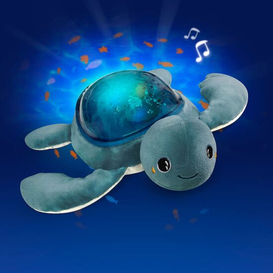 Peluche veilleuse musicale Turtle Bleu  de Pabobo