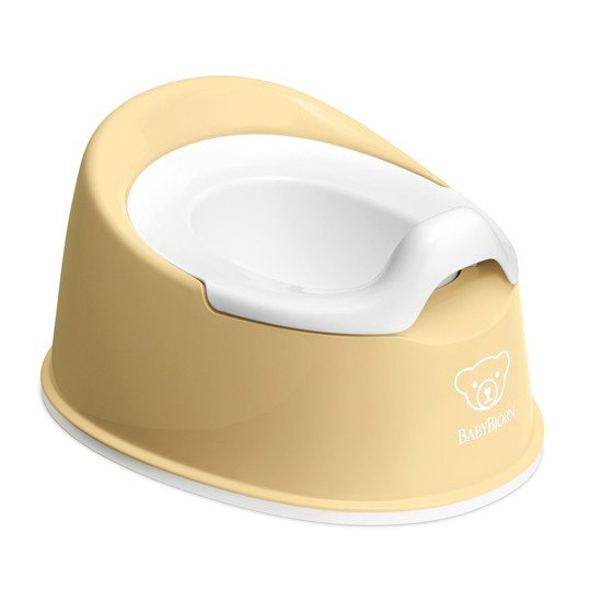 Pot Smart Jaune pastel/Blanc  de BabyBjörn