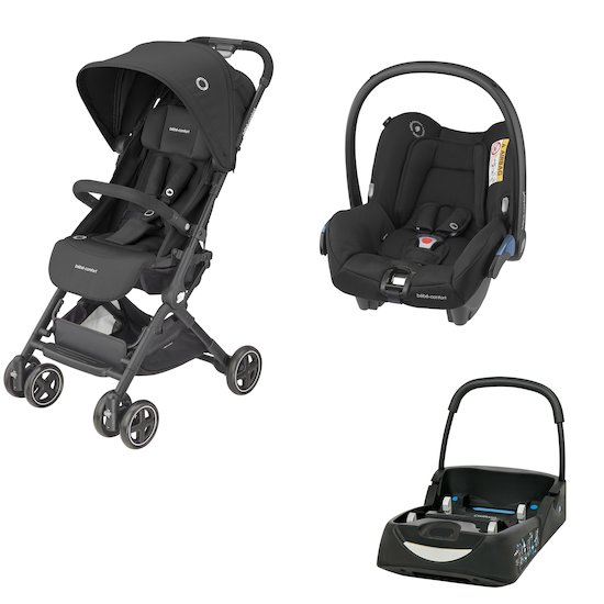 Pack Lara2 + coque Citi + embase Essential Black  de Bébé Confort