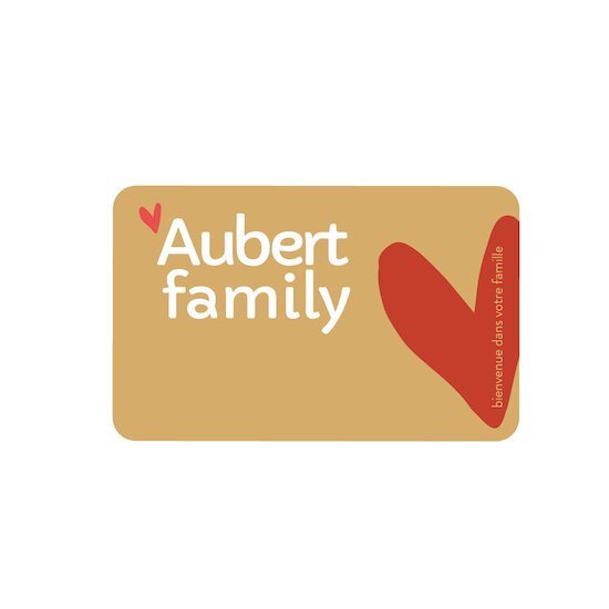 Carte Aubert Family   de Aubert