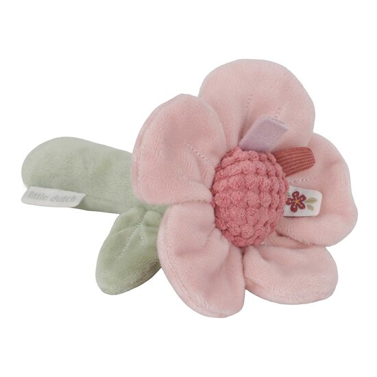 Fairy Garden Hochet Peluche Fleur Rose  de Little Dutch