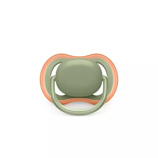 Lot de 2 sucettes Ultra Air Vert / Gris 6 - 18 mois de Philips AVENT