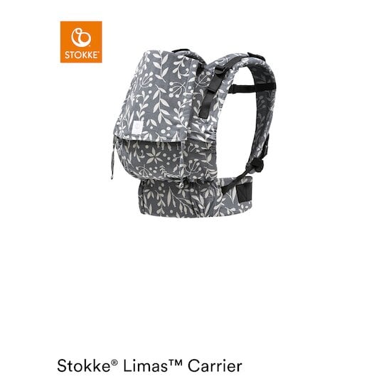 Porte-bébé Limas™ Carrier Flex OCS Ardoise florale  de Stokke®