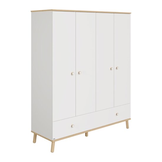 Ylvie Armoire 4 portes Blanc Craie  de Paidi