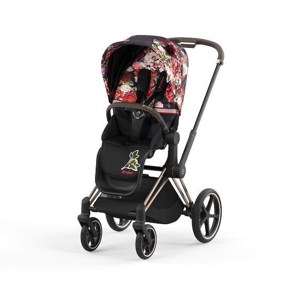 Pack Siège - Priam 4 e-Priam 2 Spring Blossom Dark  de CYBEX