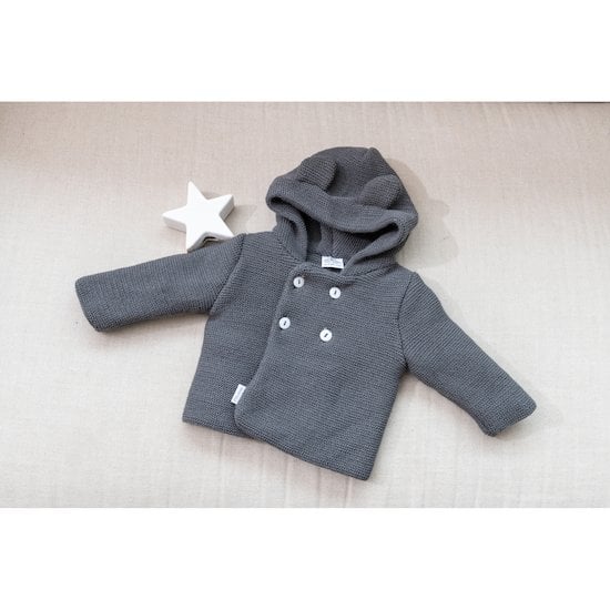Manteau à capuche Réglisse  de P'tit bisou Manteau à capuche Réglisse  de P'tit bisou