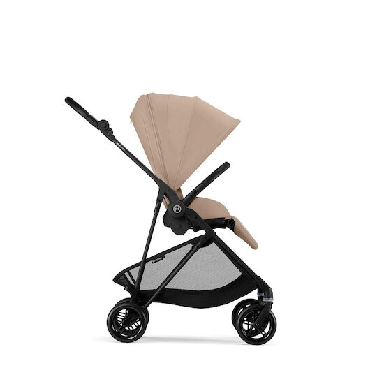 Poussette Melio Carbon Almond Beige  de CYBEX