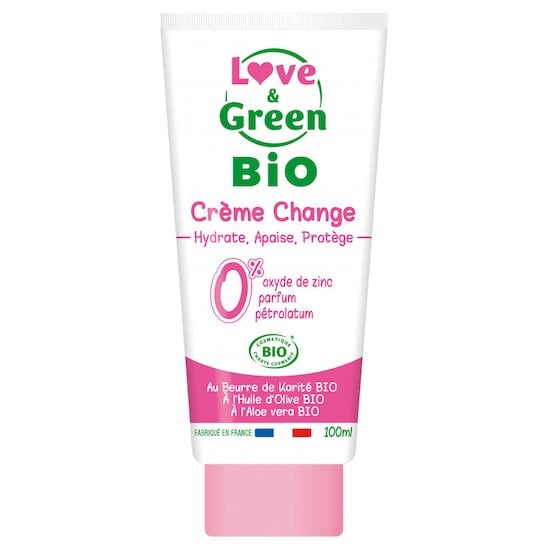Crème change certifiée BIO  10 ml de Love & Green