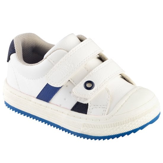 Baskets velcro Blanc 24 de P'tit Bisou premiers pas