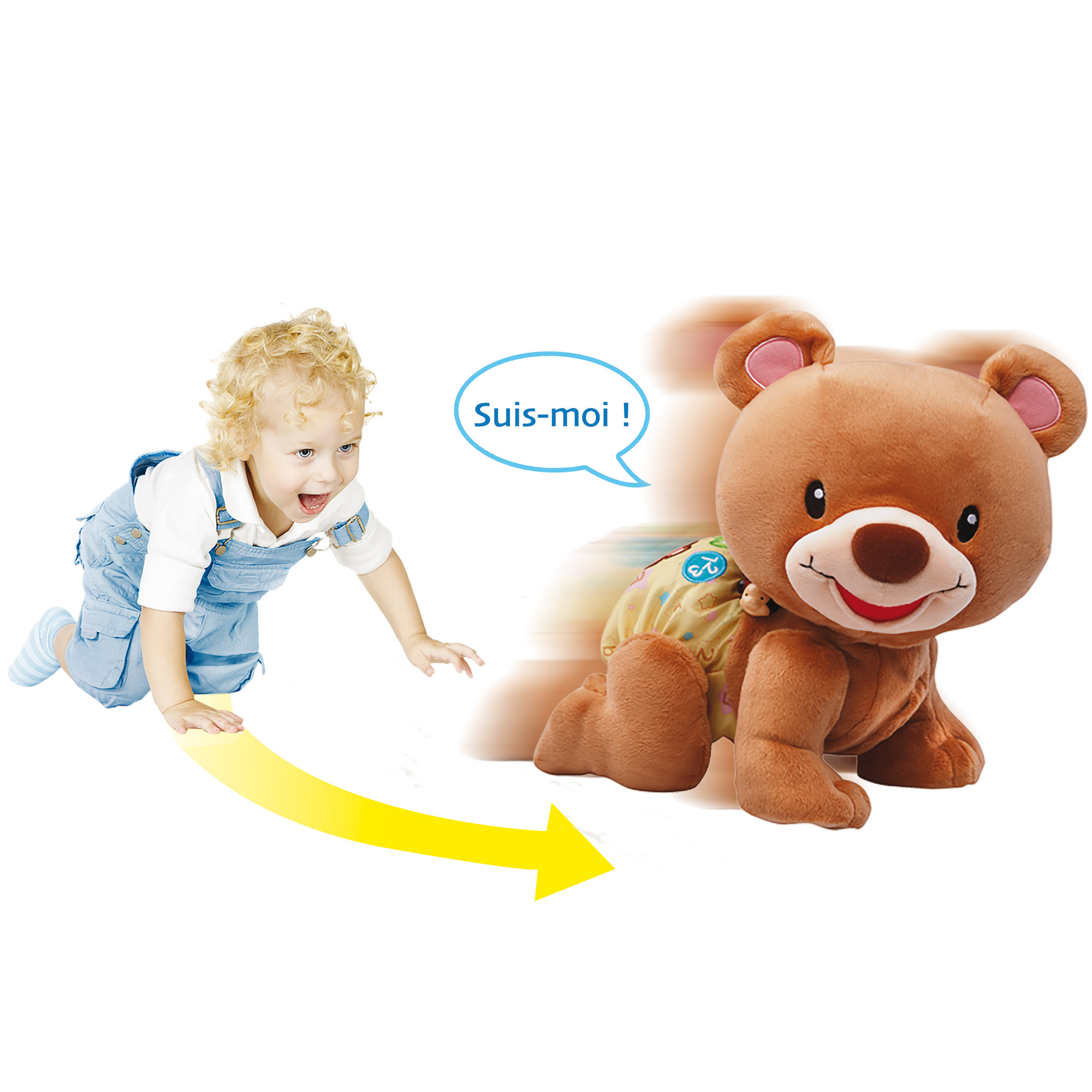 Ourson 1 2 3 Suis Moi Brun De Vtech Autres Jouets D Eveil Aubert