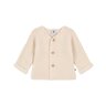 Cardigan en tricot point mousse bébé