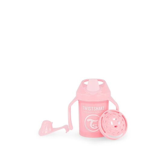 Tasse d'apprentissage Mini Cup Rose 230 ml de Twistshake Tasse d'apprentissage Mini Cup Rose 230 ml de Twistshake