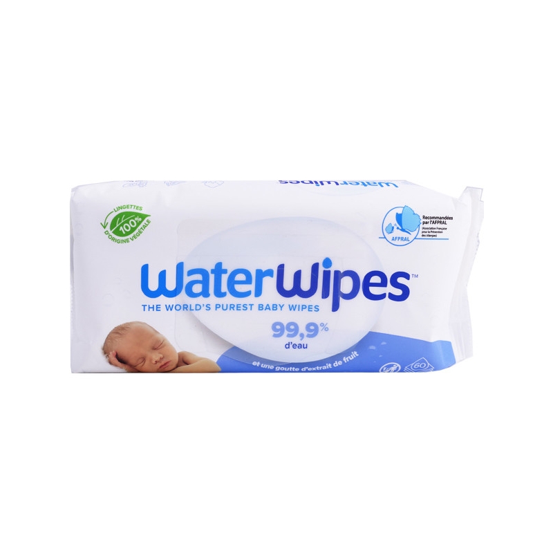WaterWipes Lingettes bébé pour peaux sensibles 60 pce à petit prix