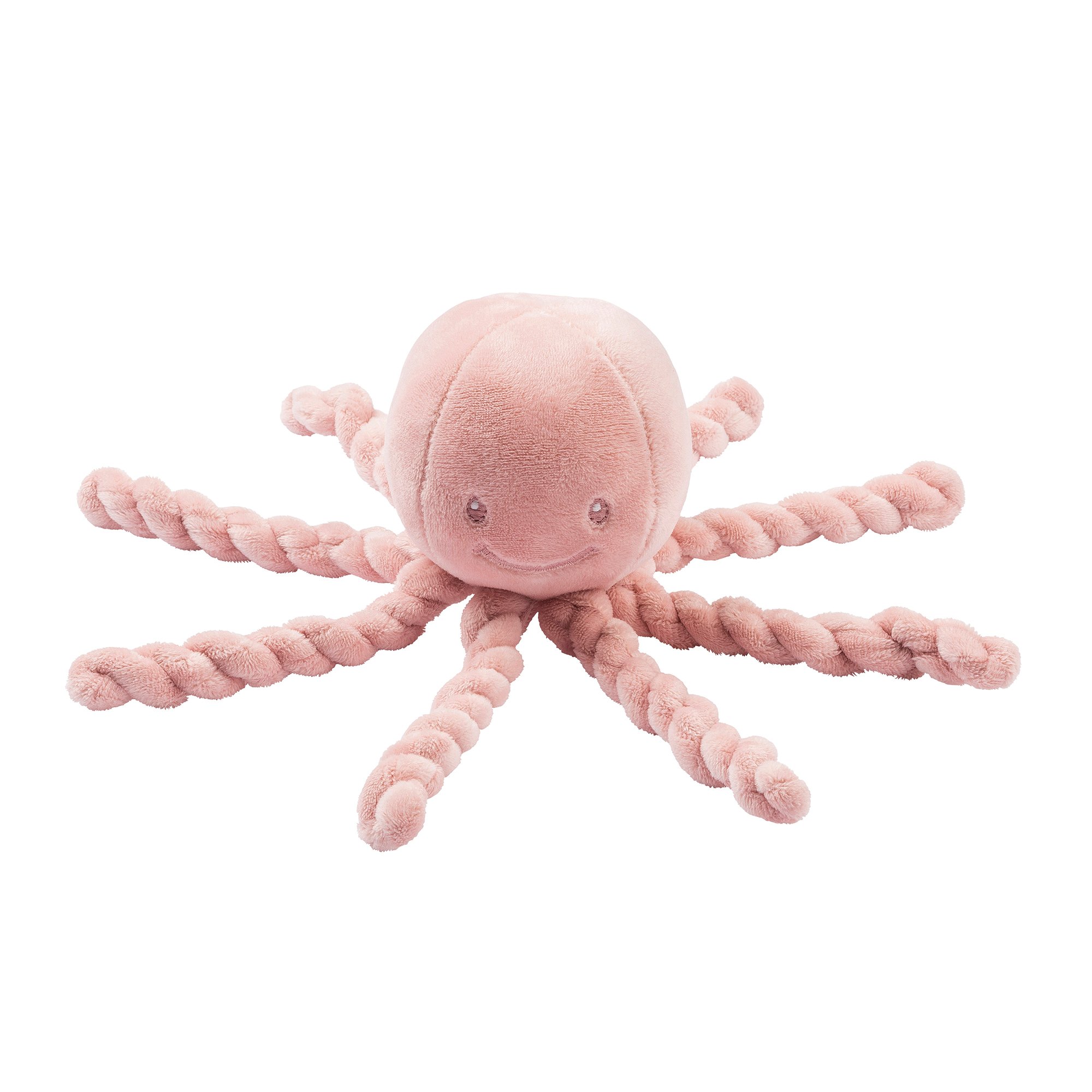 Lapidou Peluche Poulpe Vieux Rose De Nattou Peluches Aubert
