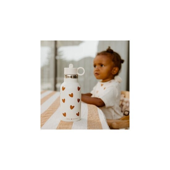 Gourde acier inox Crème  de Atelier Wagram Gourde acier inox Crème  de Atelier Wagram