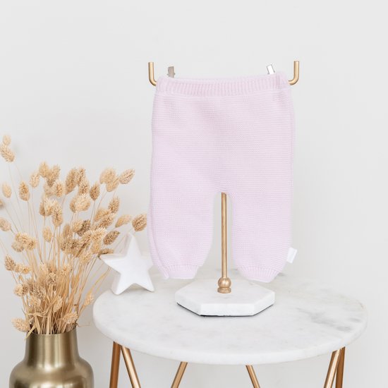 Caleçon collection Tricot Rose Layette Naissance de P'tit bisou