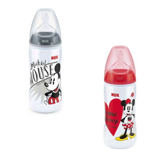 Biberon PP Mickey ou Minnie 300 ml Aléatoire 300 ml de Nuk