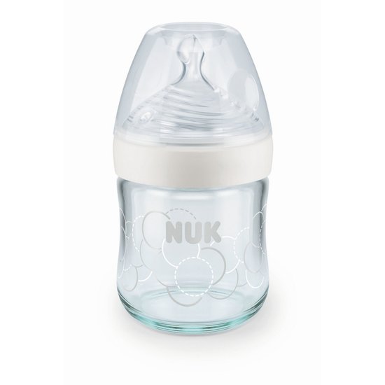 Biberon Nature Sense TC M Sili Verre  120 ml de Nuk