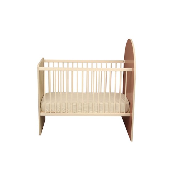 Arche Lit Bébé Évolutif Sepia / Terracota 60 x 120 cm de Sauthon Baby's Sweet Home