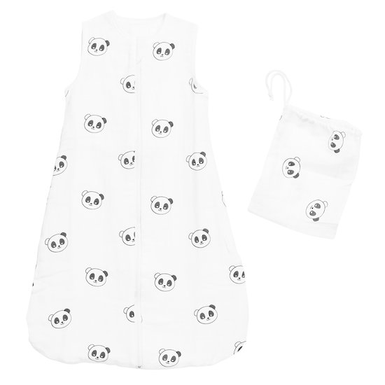 Chao Chao Gigoteuse en cotion bio Blanc  de Sauthon Baby's Sweet Home