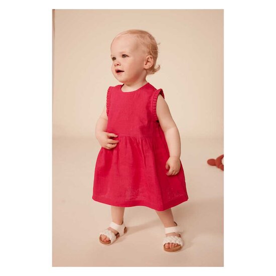 Robe sans manches en lin Delhi  de Petit Bateau