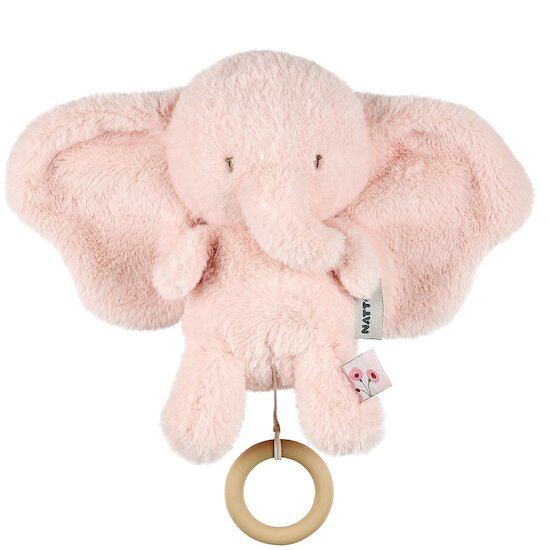 Peluche musicale éléphant Fanfan Rose  de Nattou