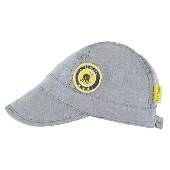 Casquette Trop Chou Gris 6-9 mois de P'tit bisou