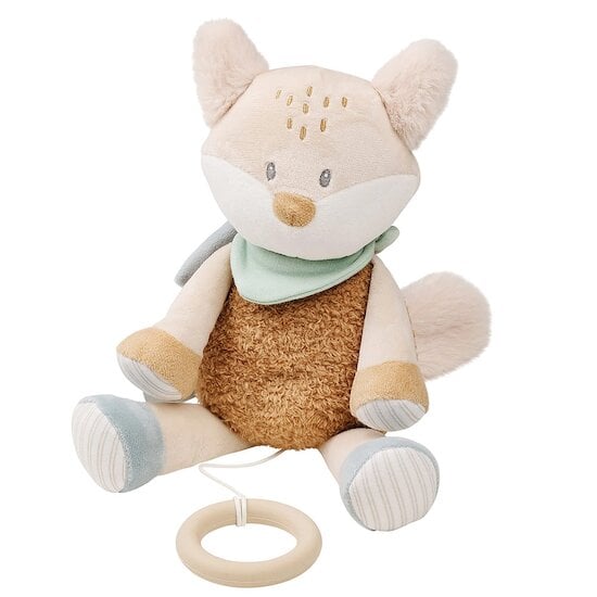 Flo, Ernest & Oli Peluche musicale Flo le renard  de Nattou